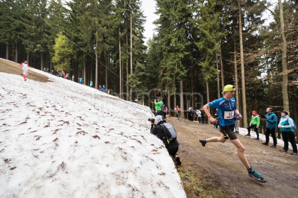 David Novák na Ještěd SkyRace