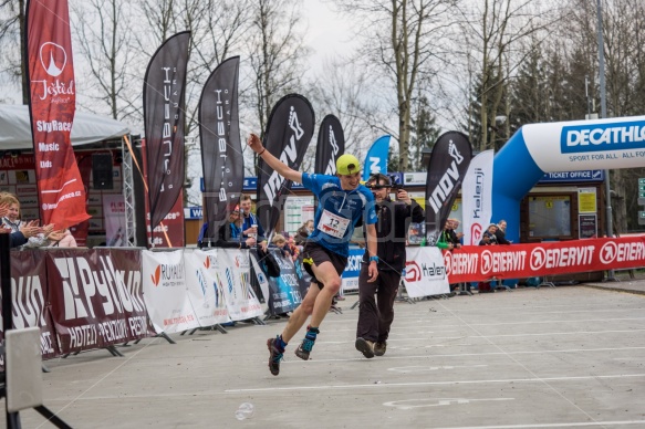 David Novák na Ještěd SkyRace